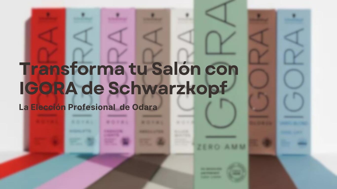IGORA - Una colaboración real de color, desarrollada por coloristas para coloristas.