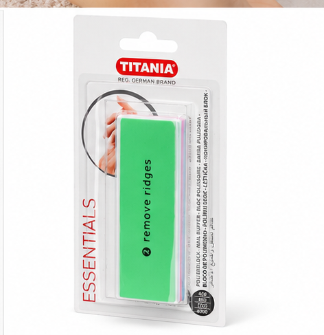 Titania Bloque Pulidor de Uñas 4 lados
