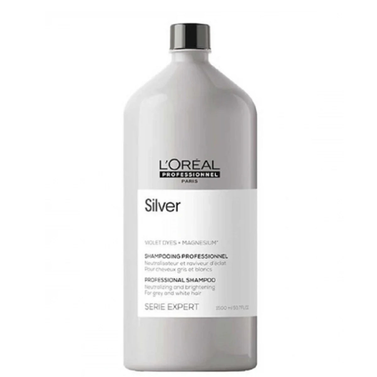 LP LOREAL SERIE EXPERT SILVER SHAMPOO 1500 ML.