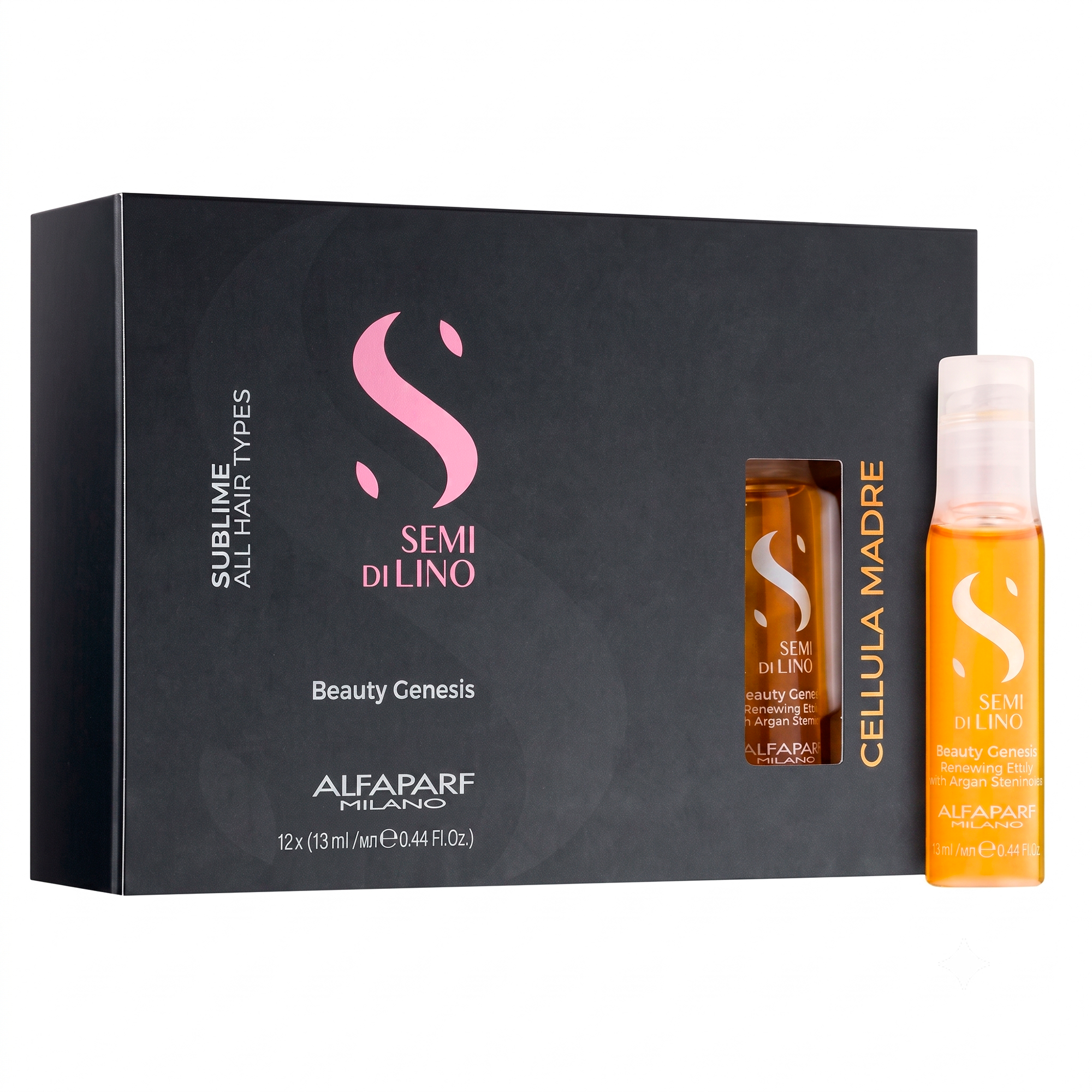 Alfaparf Semi Di Lino Sublime Ampolletas Celulas Madre 12 pzas x 13 ml