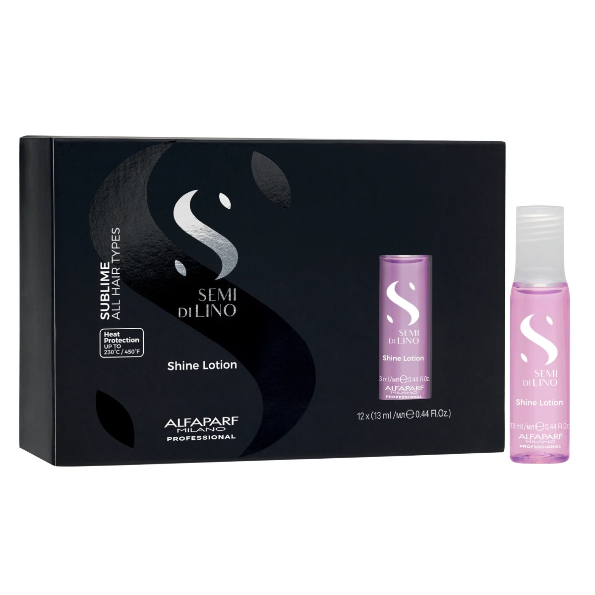 Alfaparf Semi Di Lino Sublime Ampolletas Sublime Shine Lotion 12 pzas x 13 ml