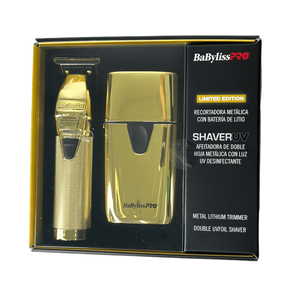 BaBylissPRO Barberology Combo grold FX8700 Trimmer & Shaver UV