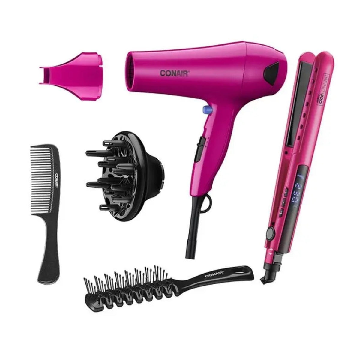 Conair Combo Pink Secadora y Alaciadora