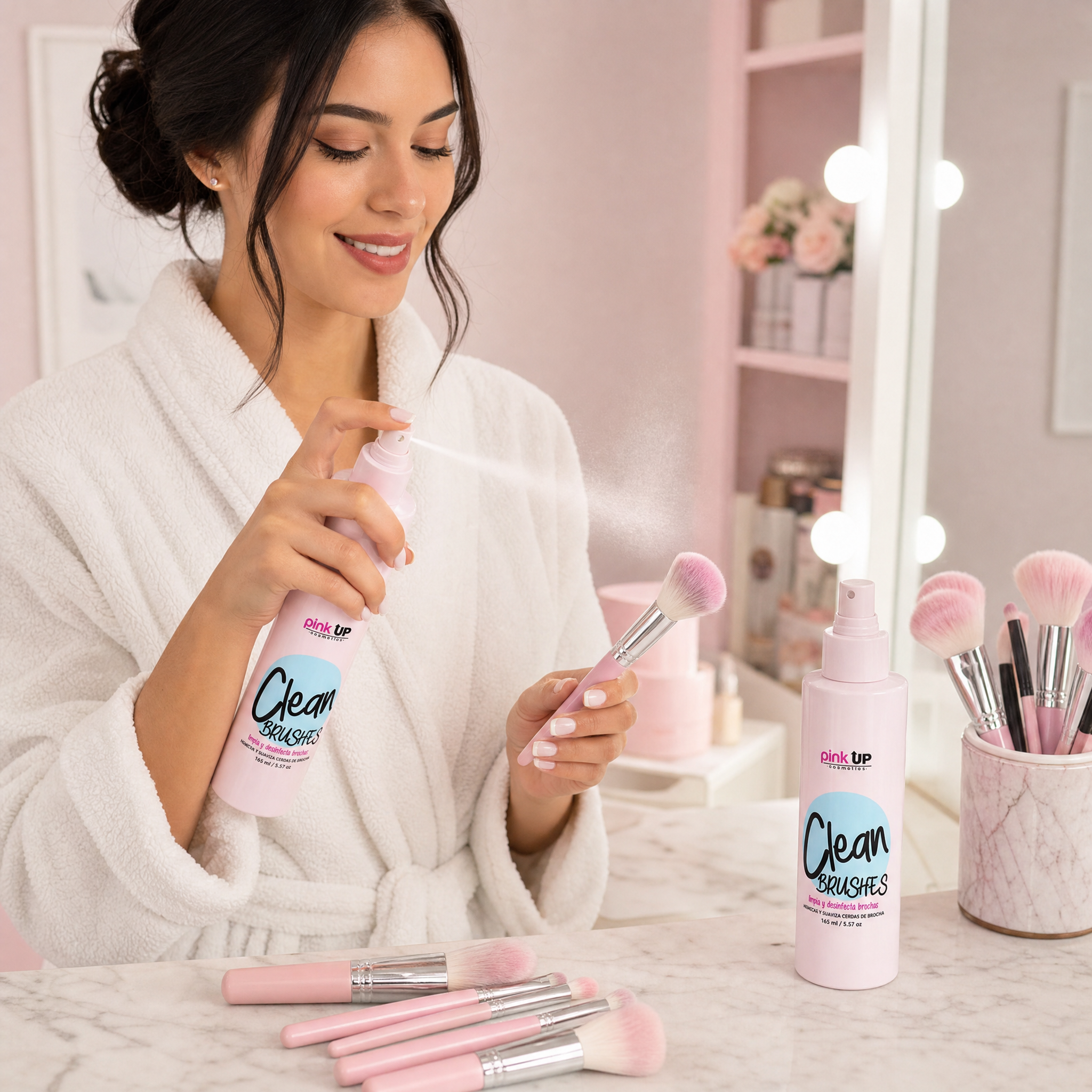 Pink Up Clean Brushes 165 ml