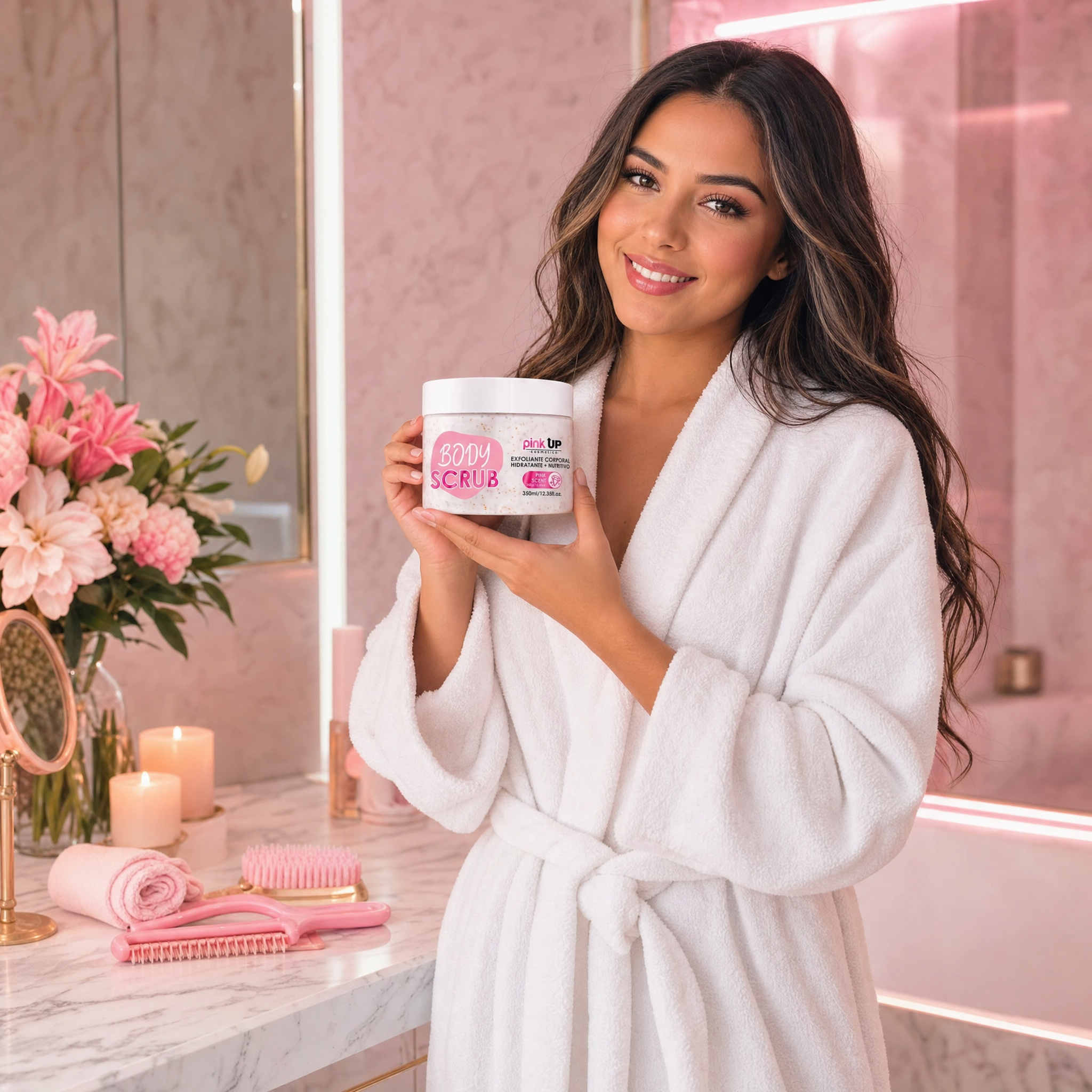 Pink Up Body Scrub Exfoliante Corporal