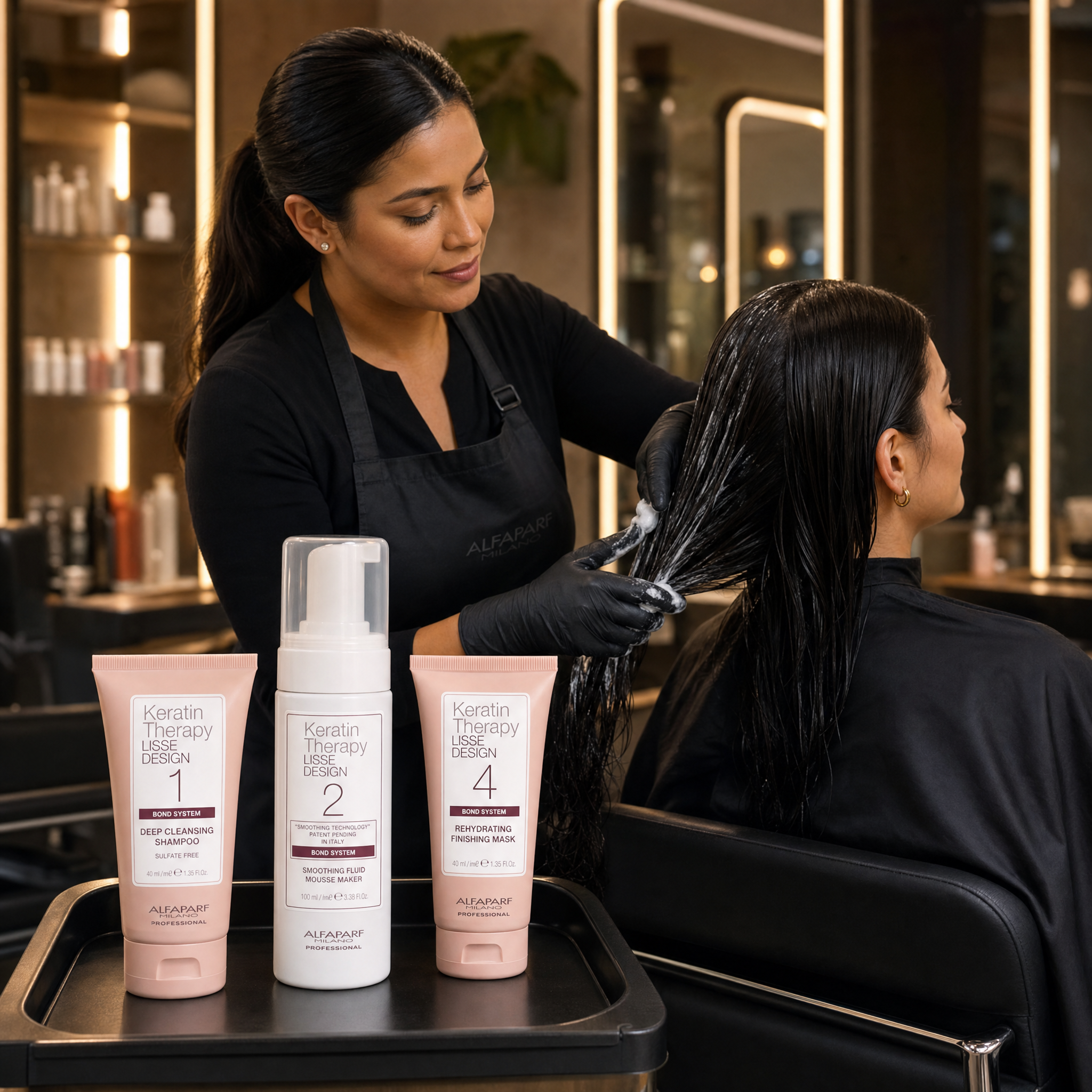 Alfaparf Keratin Therapy Lisse Design Kit 3 pzas