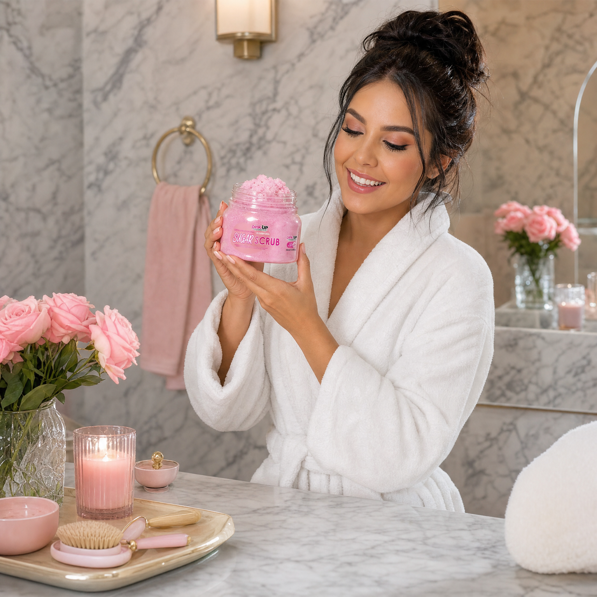 Pink Up Sugar Scrub Exfoliante Corporal
