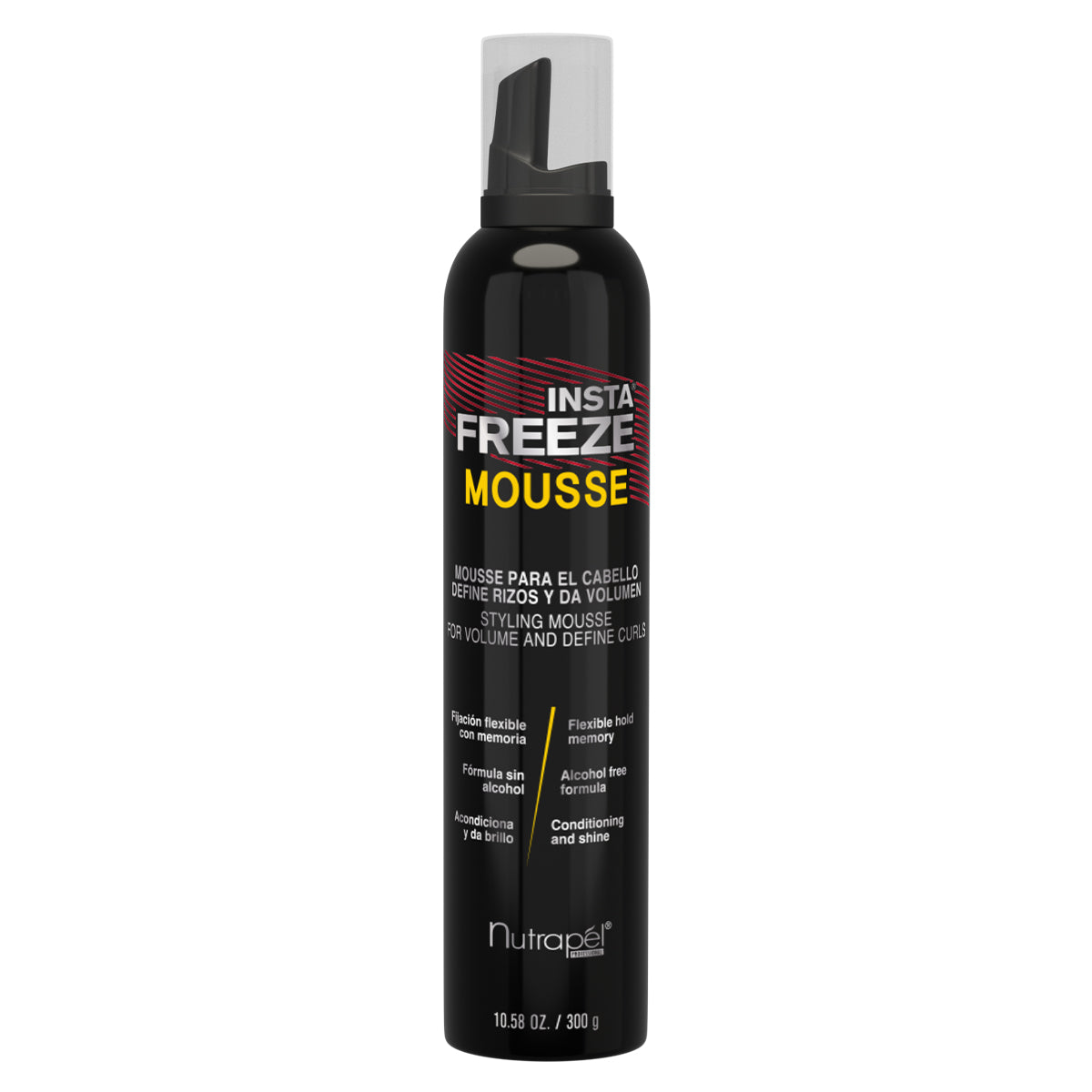 INSTA FREEZE MOUSSE P/CABELLO 300 G