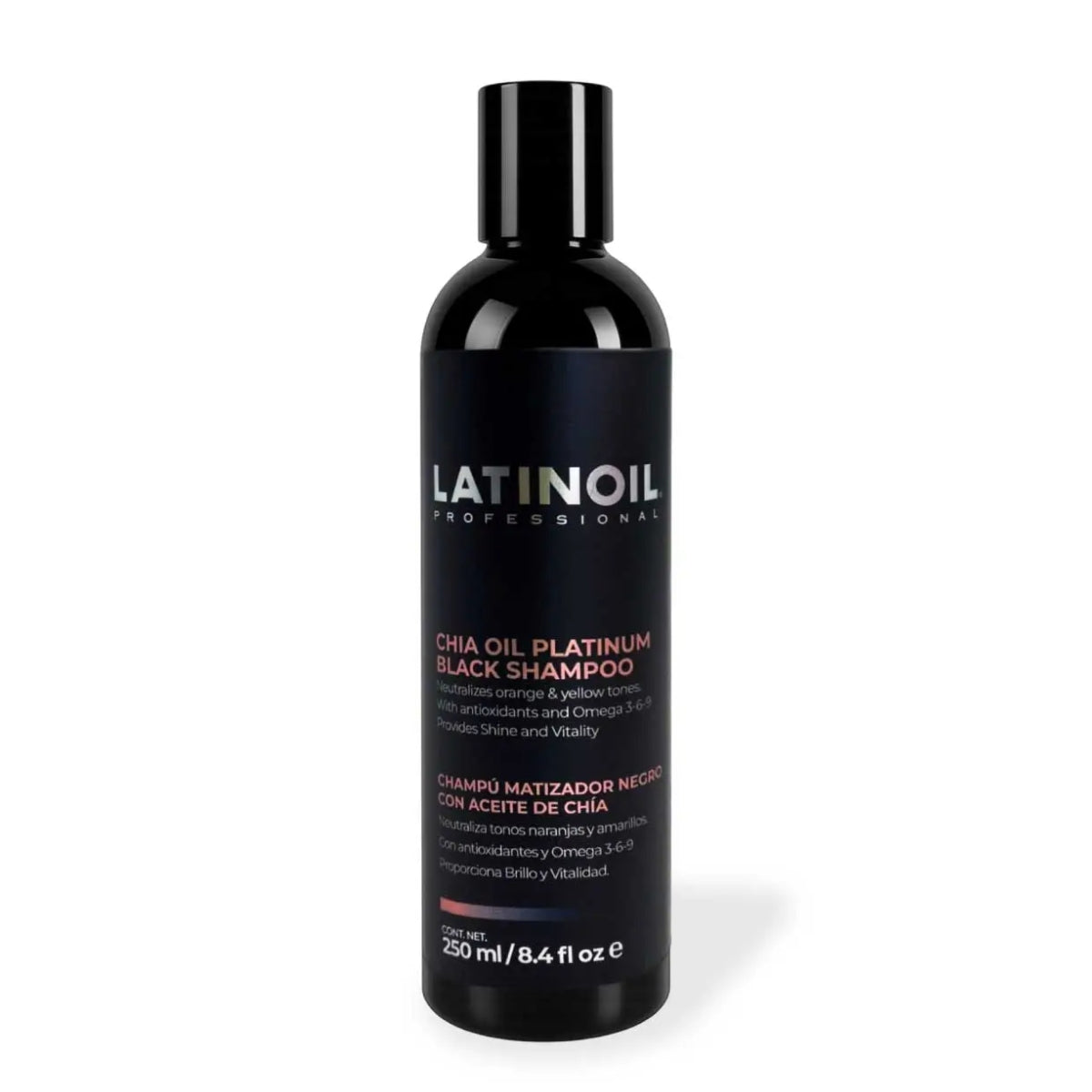 Latinoil Chia Oil Platinium Black Shampoo 250 ml