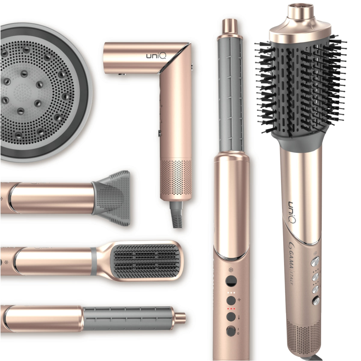 Gama Italy UNIQ Multistyler 9 cabezales