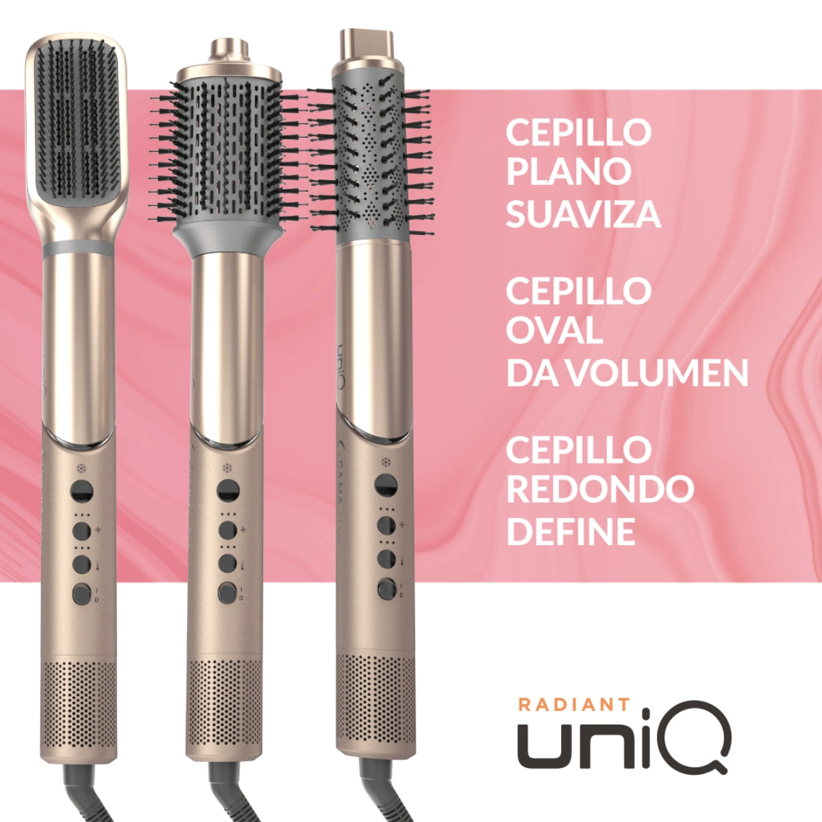 Gama Italy UNIQ Multistyler 9 cabezales