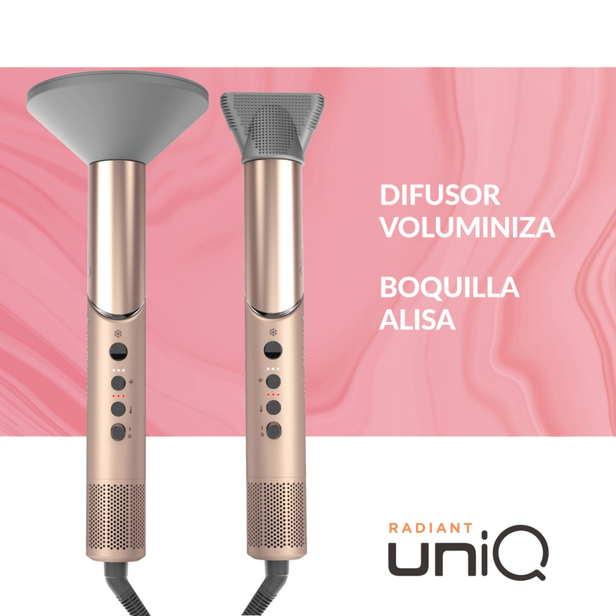 Gama Italy UNIQ Multistyler 9 cabezales