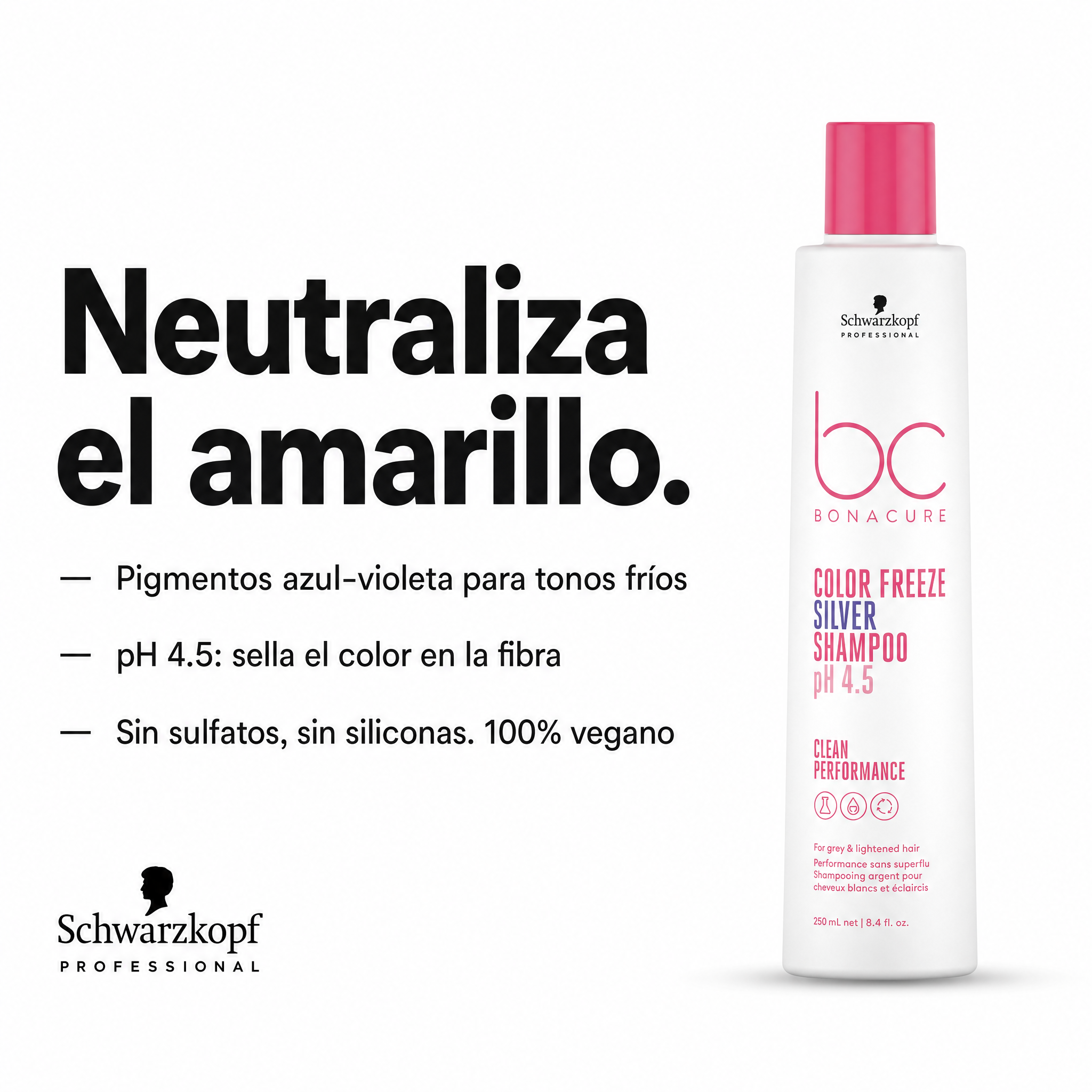 Schwarzkopf Bonacure Color Freeze Silver Shampoo 250 ml