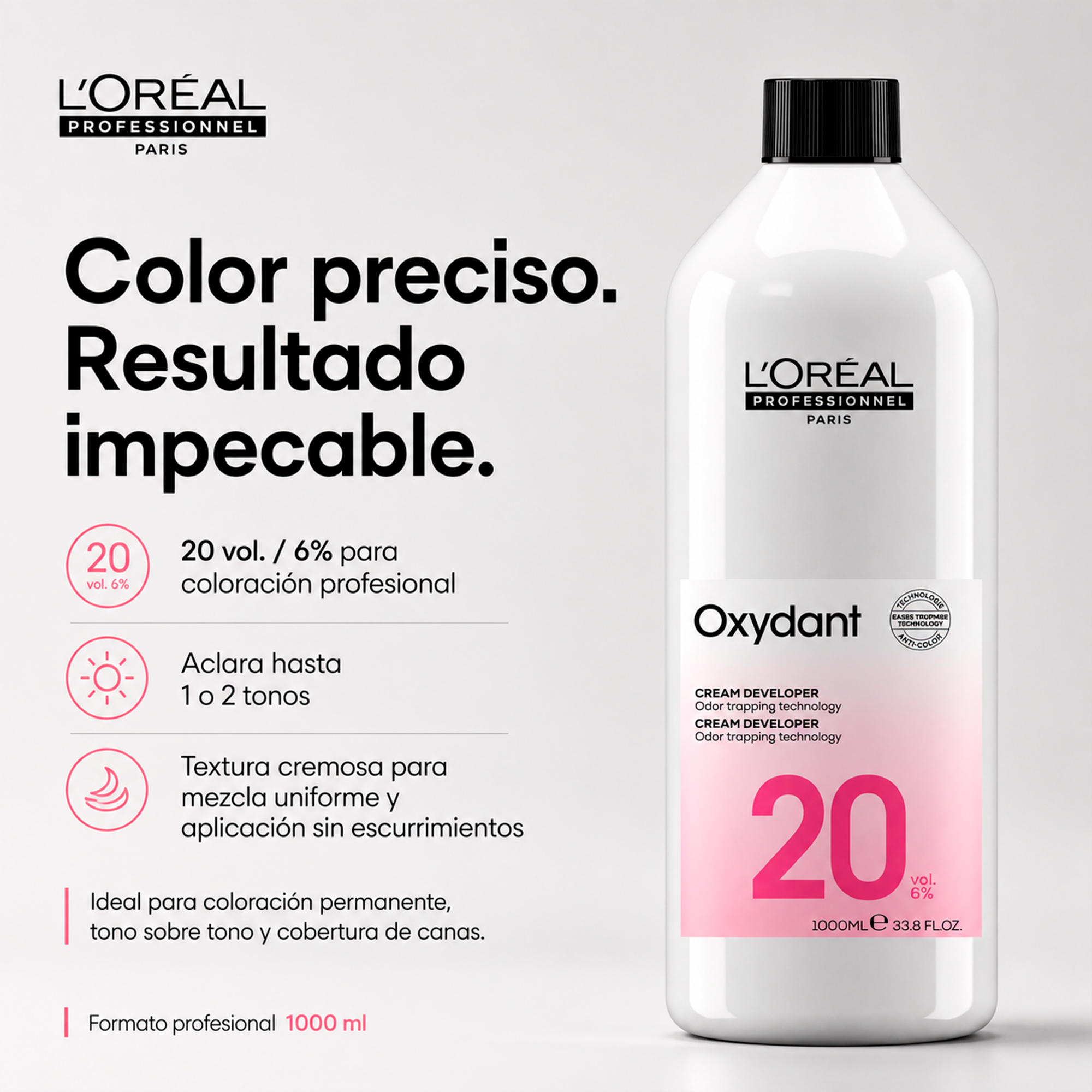 L'Oréal Professionnel Oxidante en Crema 20 Vol 1 L