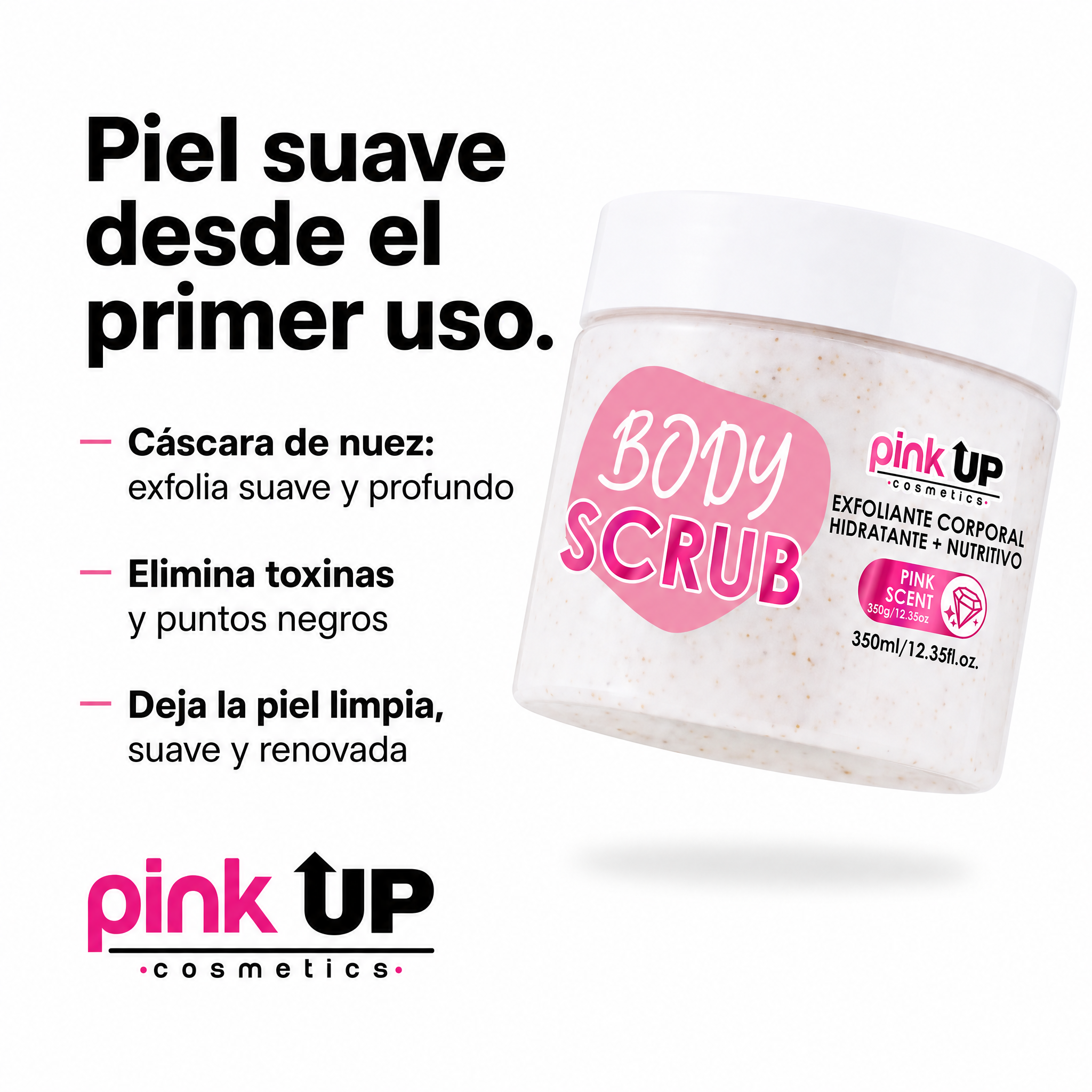 Pink Up Body Scrub Exfoliante Corporal