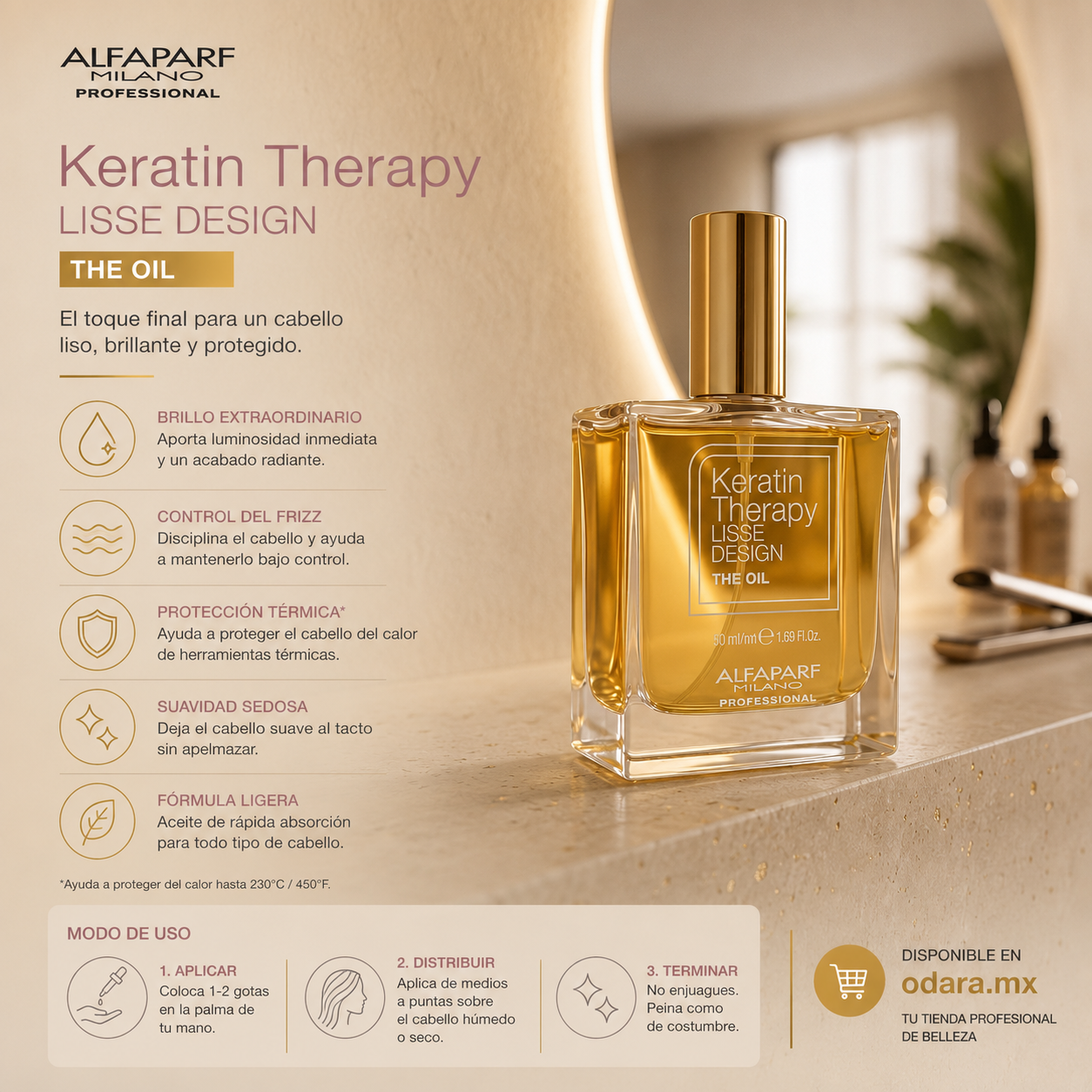 Alfaparf Keratin Therapy Lisse Design Aceite 50 ml
