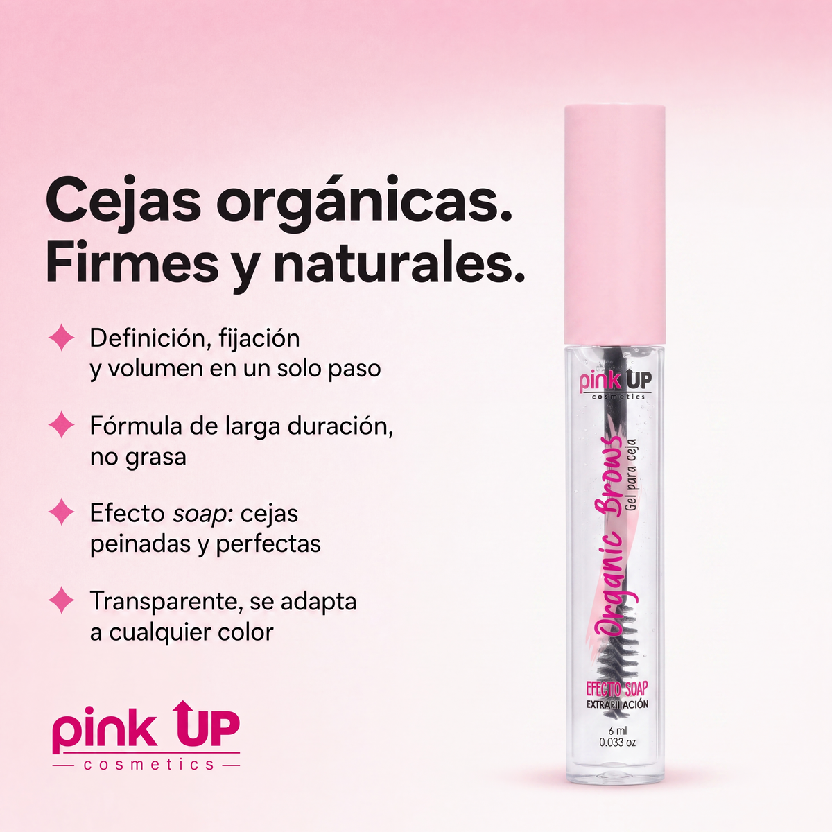 Pink Up Organic Bros Gel