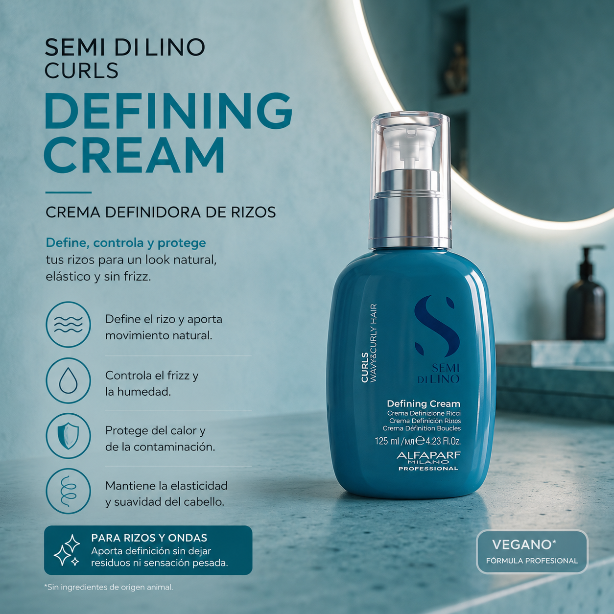 Alfaparf Semi Di Lino Curls Defining Cream 125 ml