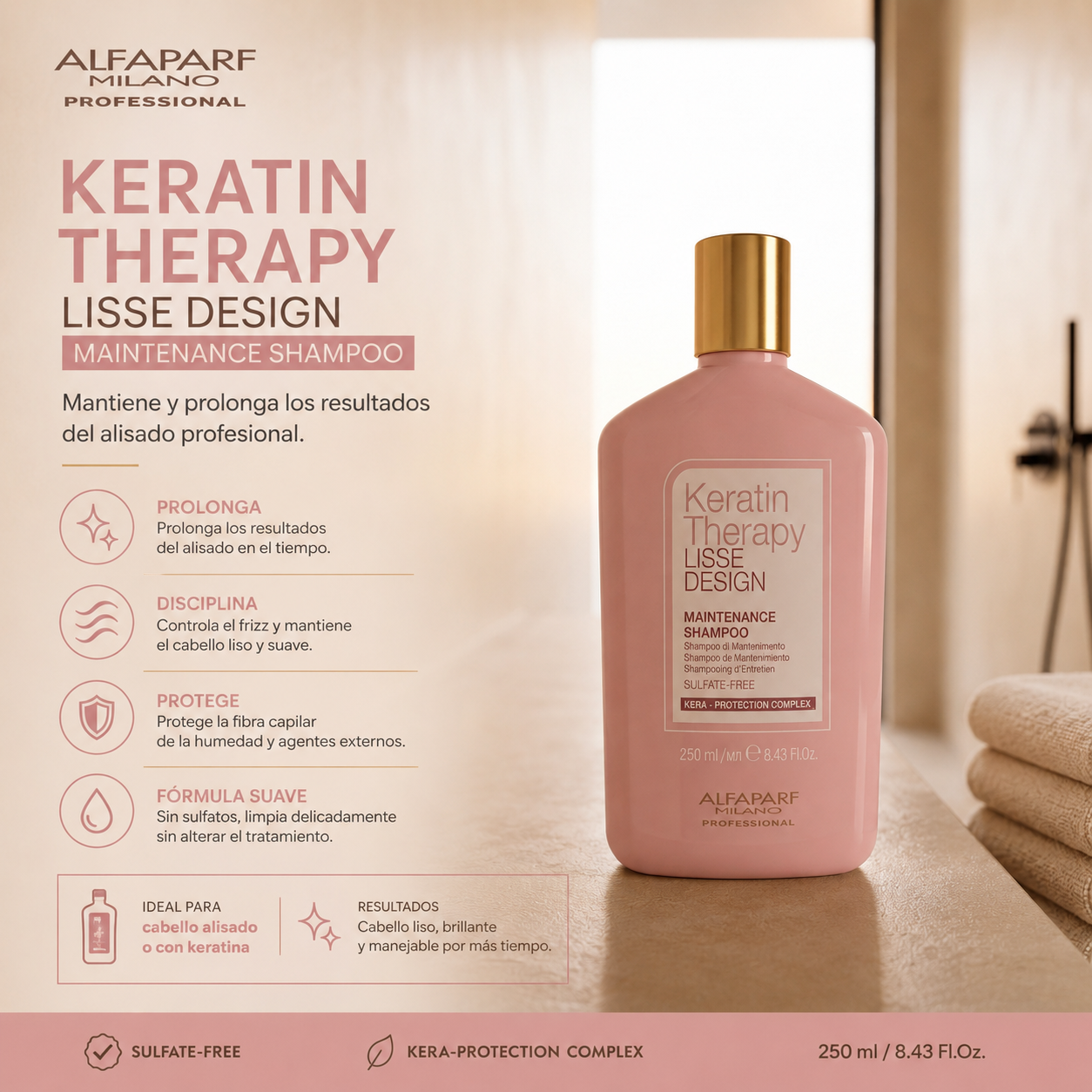 Alfaparf Keratin Therapy Lisse Design Shampoo 250 ml