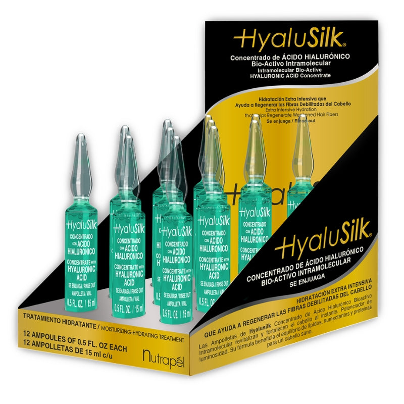 Nutrapél Ampolletas Hyalusilk 12x15ml - Ácido Hialurónico