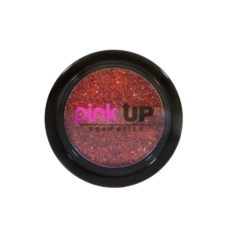 PINK UP GLITTER HOT RED