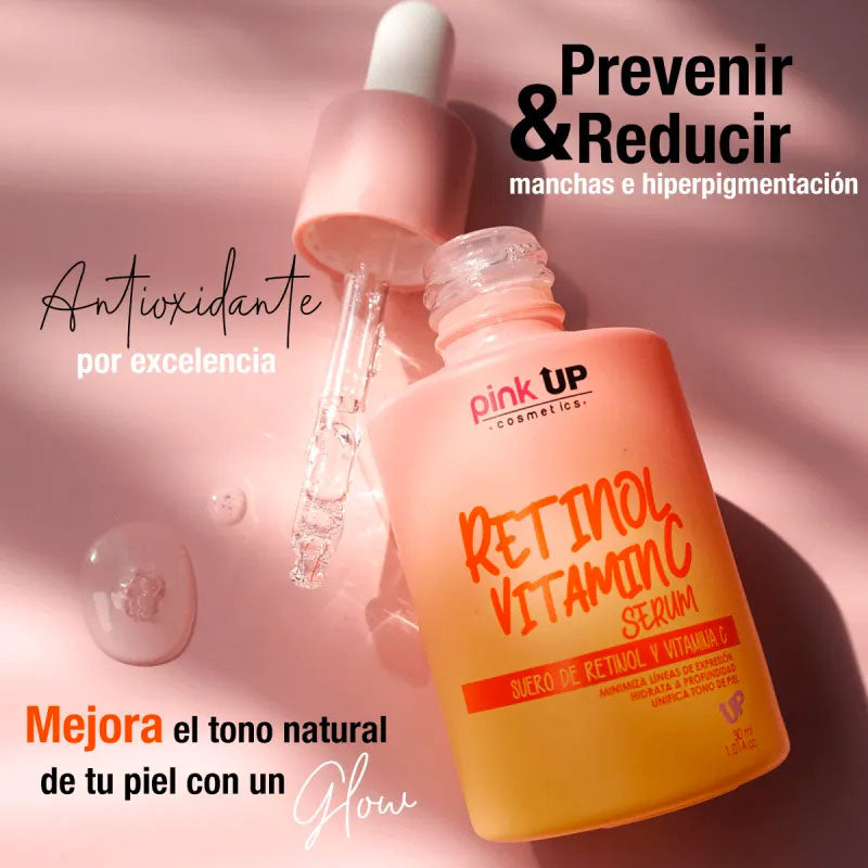 Pink Up Suero Retinol y Vitamina C 30 ml