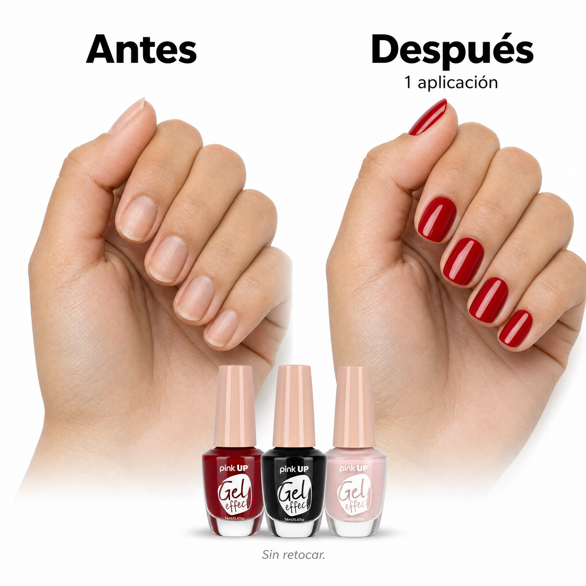 Pink Up Gel Effect Esmalte Uñas