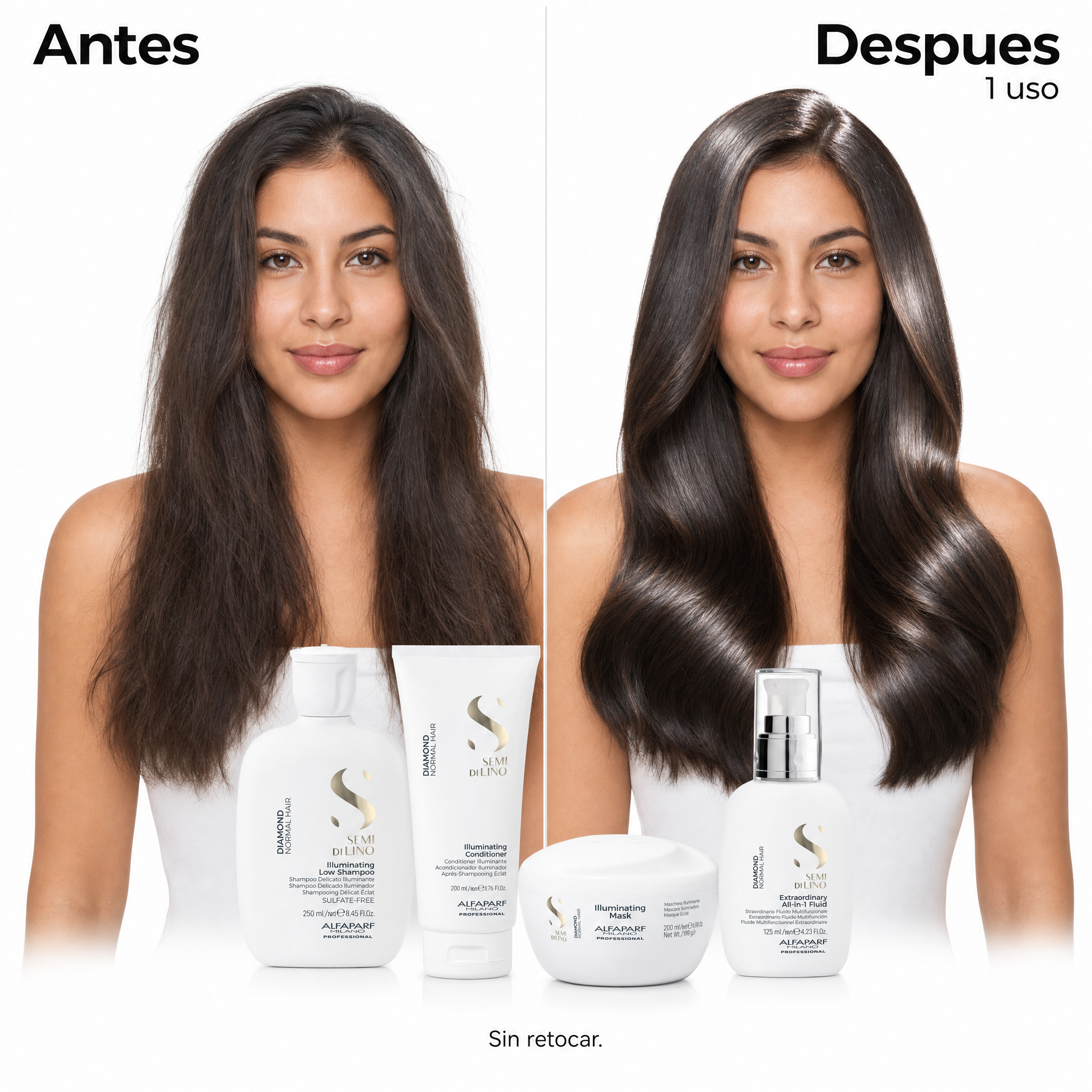 Alfaparf Semi Di Lino Diamond Iluminating Low Shampoo 250 ml