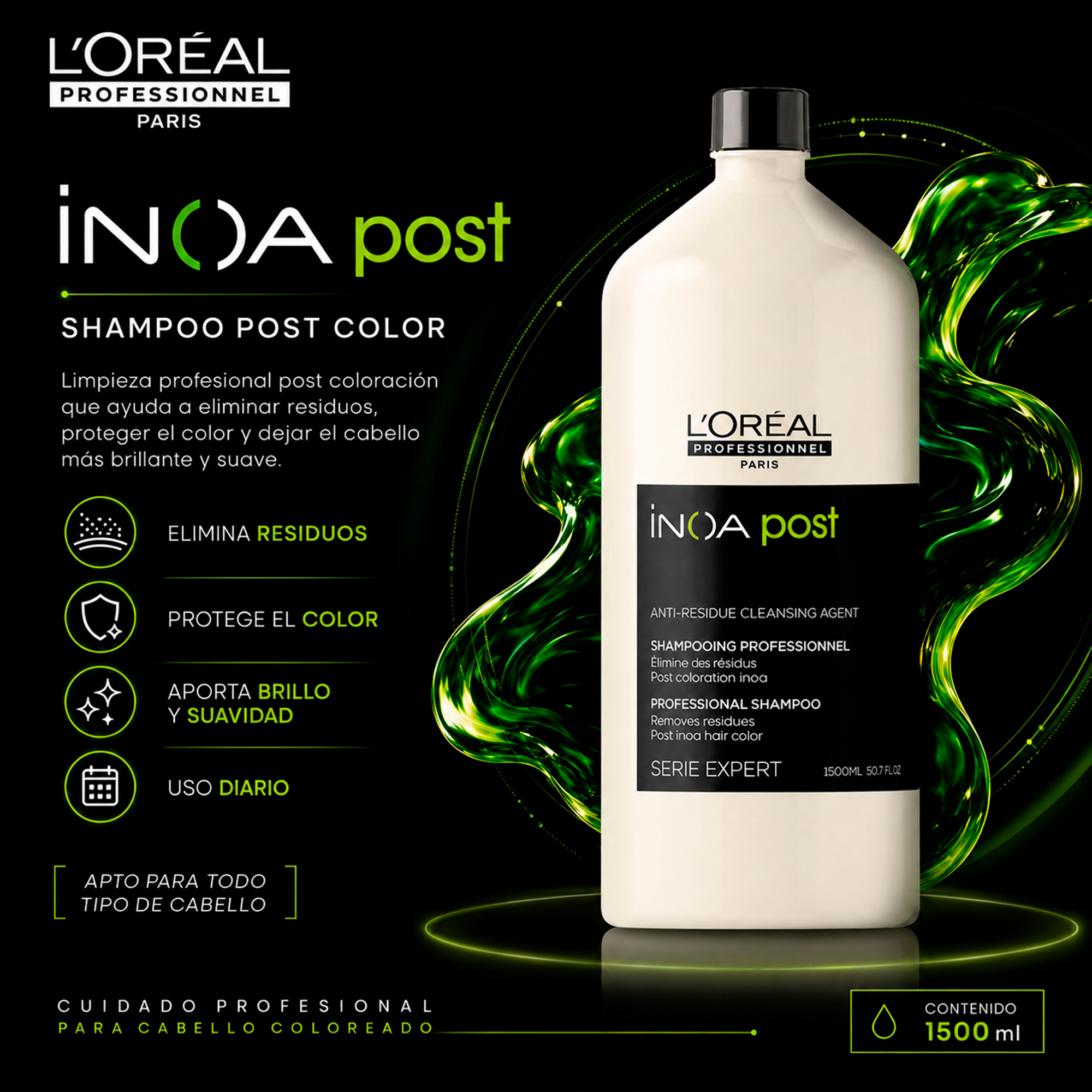 L'Oréal Professionnel INOA Post Color Shampoo 1.5 L