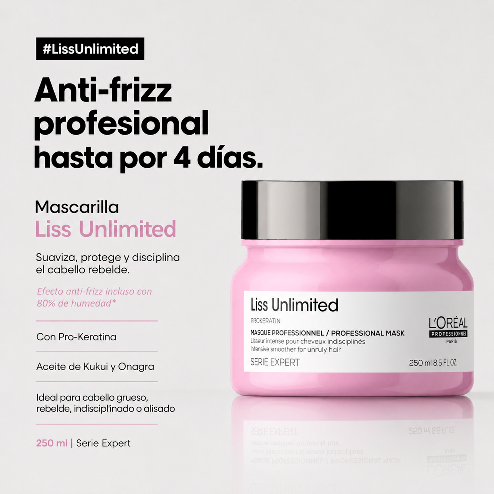 L'Oréal Professionnel Serie Expert Liss Unlimited Mascarilla 250 ml