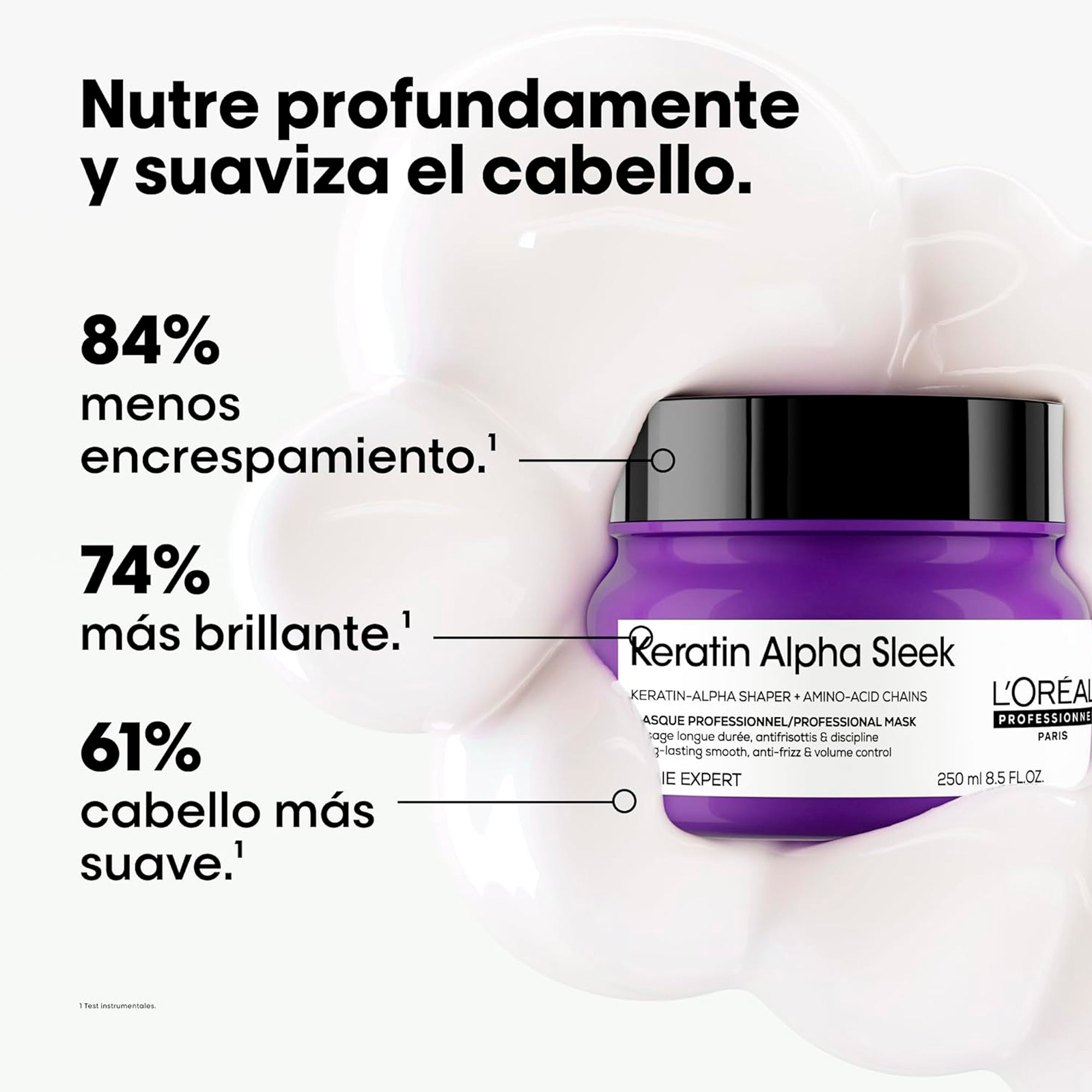 L'Oréal Professionnel Serie Expert Keratin Alpha Sleek Mascarilla 250 ml