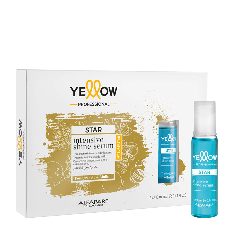 AMPOLLETAS STAR INTENSIVE SHINE SERUM CAJA 6 PZ * 13 ML - YELLOW