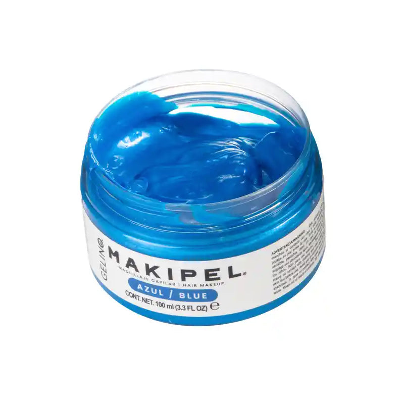 MAQUILLAJE CAPILAR TEMPORAL AZUL MAKIPEL 100 ML - GELINIO