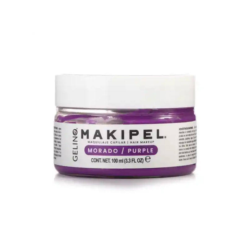 MAQUILLAJE CAPILAR TEMPORAL MORADO MAKIPEL 100 ML - GELINIO