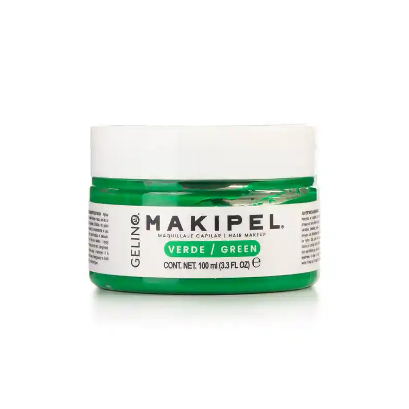 MAQUILLAJE TEMPORAL CAPILAR VERDE MAKIPEL 100 ML - GELINO