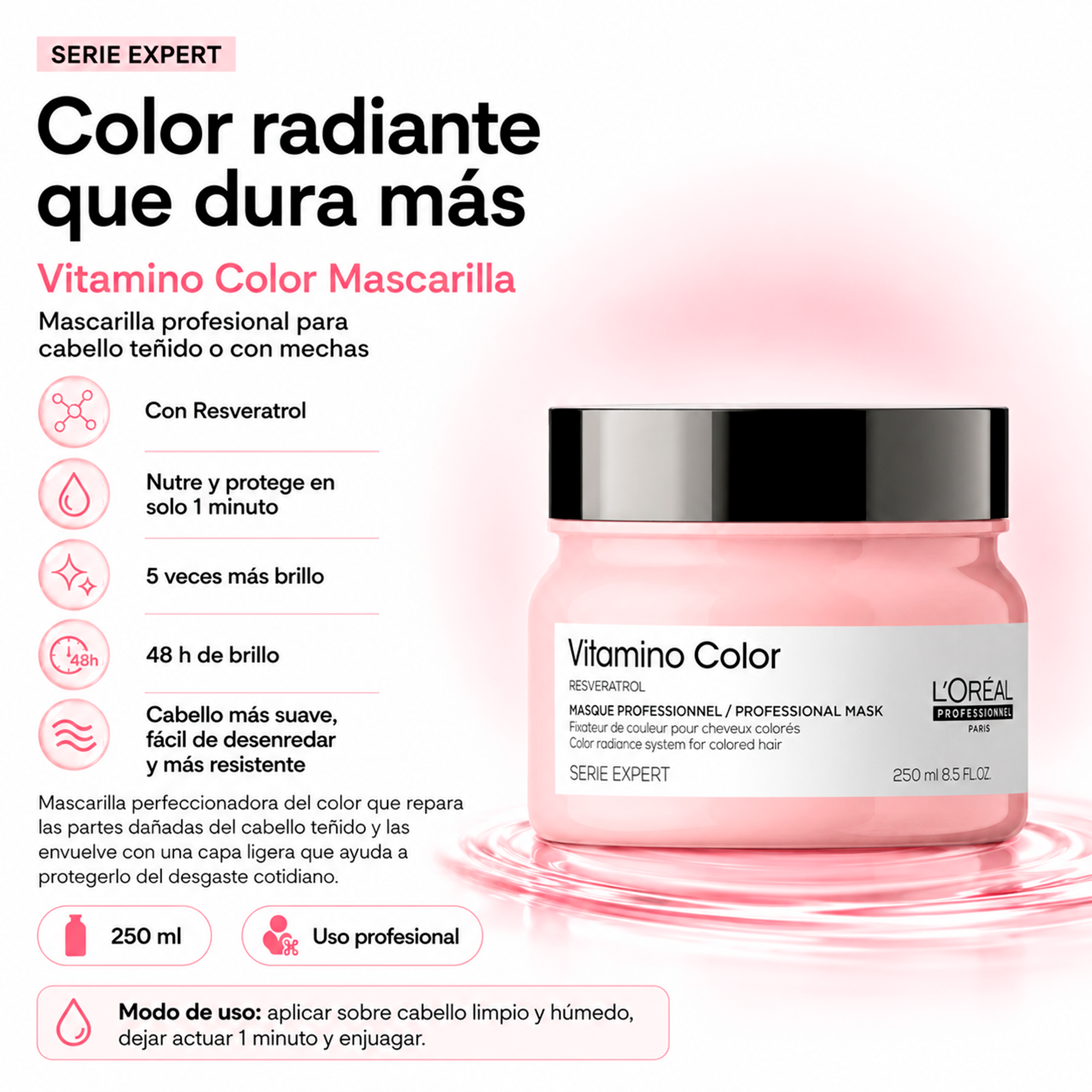 L'Oréal Professionnel Serie Expert Vitamino Color Mascarilla