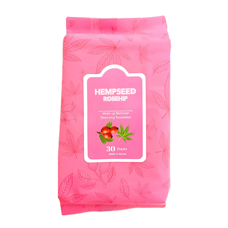 MAKE UP REMOVER CLEANSING TOWELETTES ROSEHIP 30 PZS - CELAVI