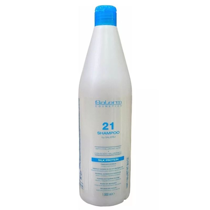 Salerm Cosmetics Shampoo Reparador con Ácido Hialurónico 1L
