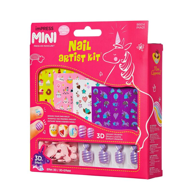 KISS UÑAS POSTIZAS ARTIST KIT KIDS 86614 IMA01