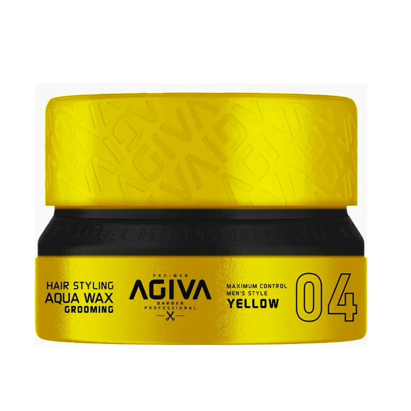 HAIR STYLING AQUA WAX GROOMING 04 YELLOW 90 G - AGIVA