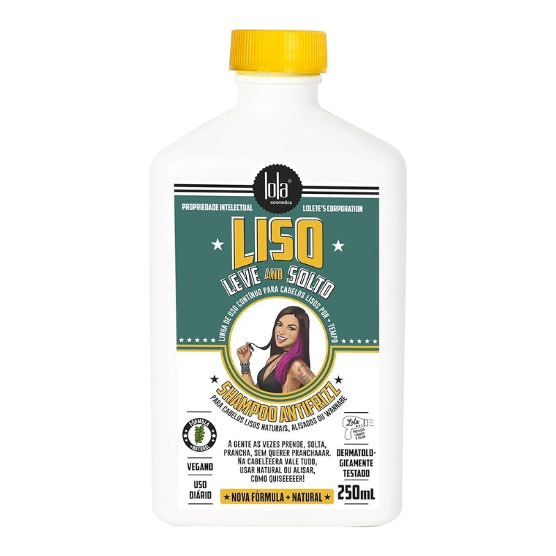 LISO LEVE AND SOLTO SHAMPOO ANTIFRIZZ 250G LOLA