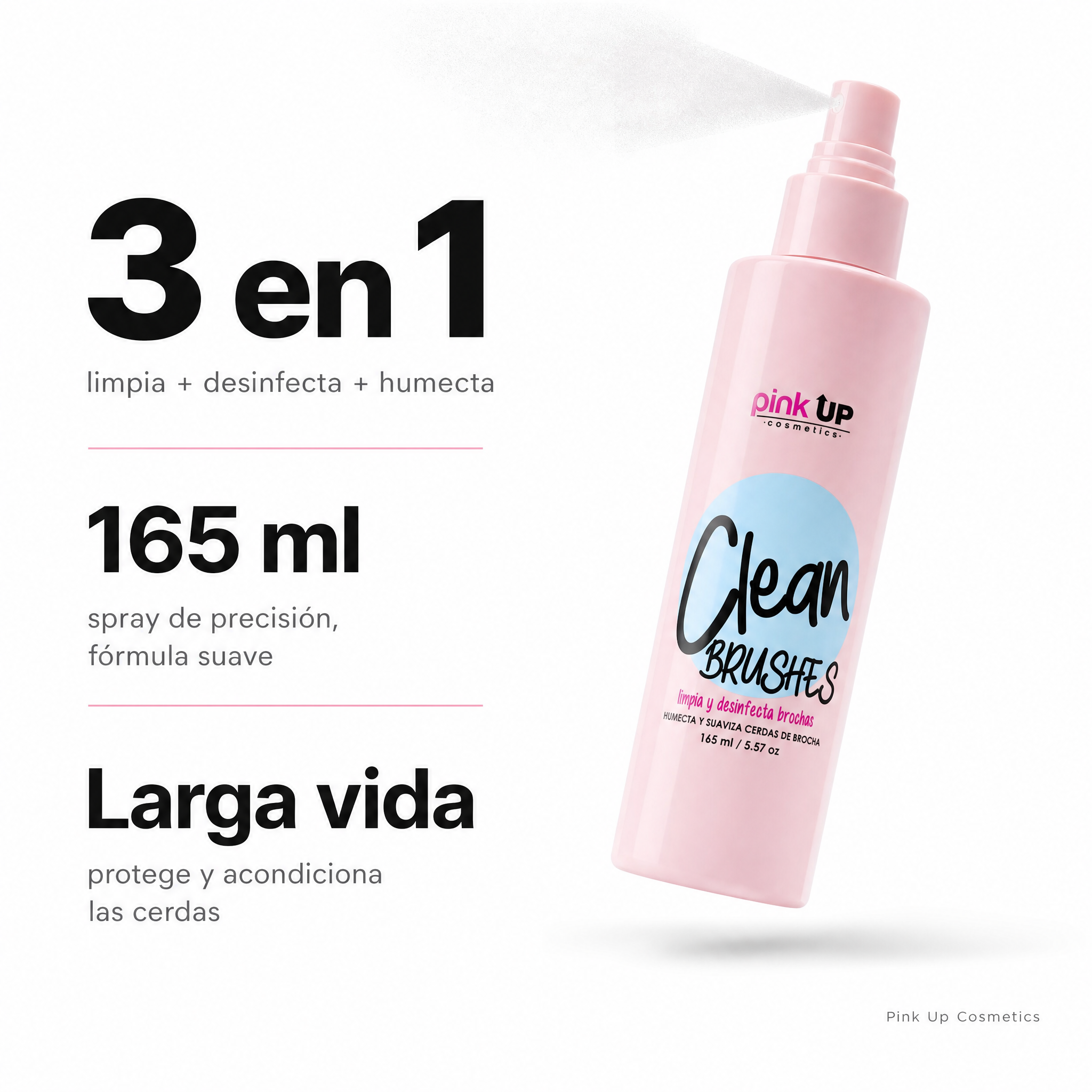 Pink Up Clean Brushes 165 ml
