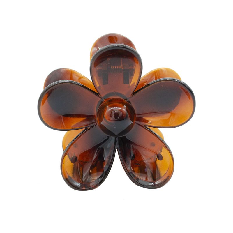 PONETTE PINZA GRANDE MUJER FLOR COLOR CONCHA