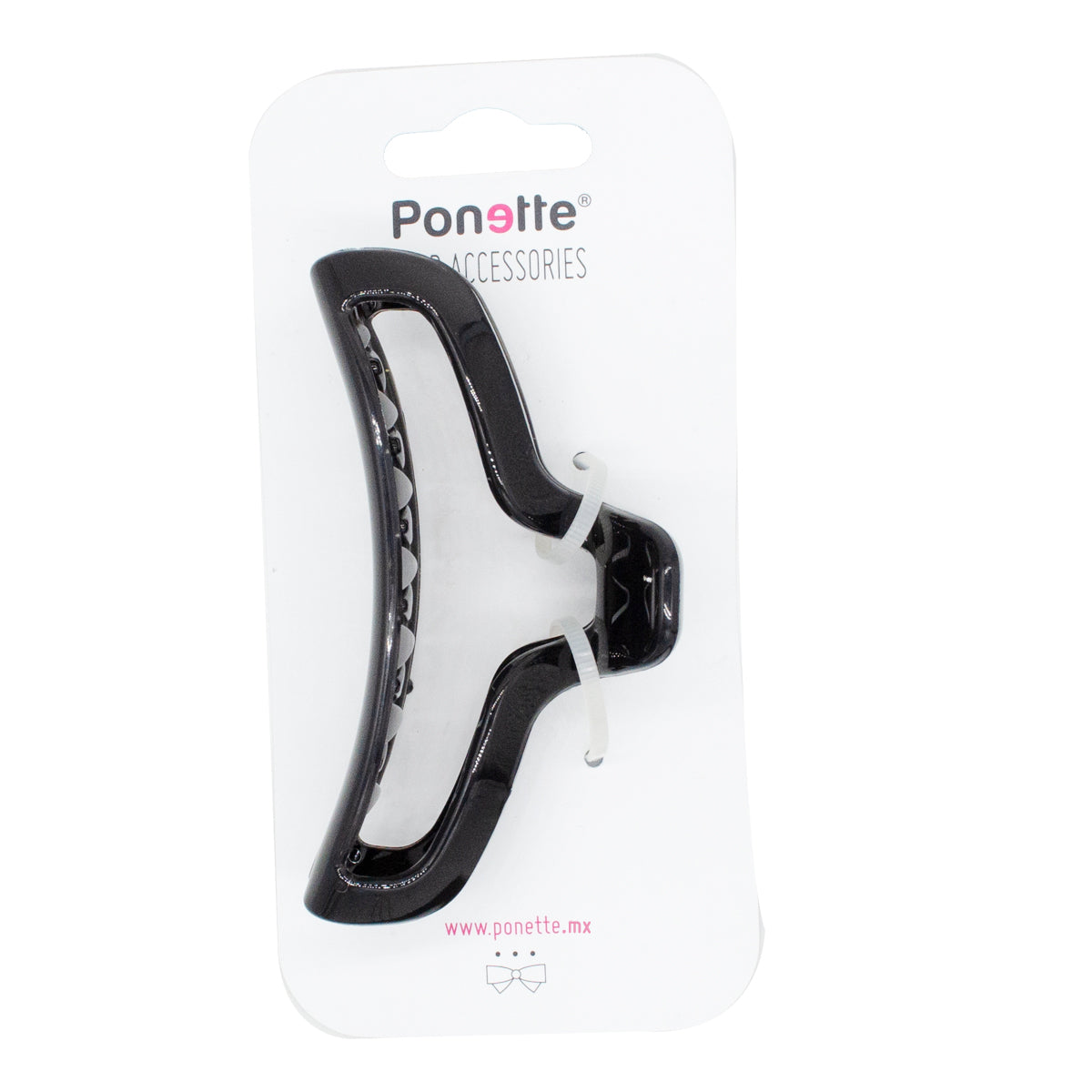 PONETTE PINZA EXTRAGRANDE NEGRO MATE 1 PIEZA