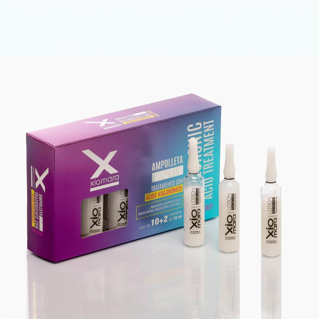 Xiomara Hyaluronic Acid Serum Ampolletas 12 pzas x 10 ml