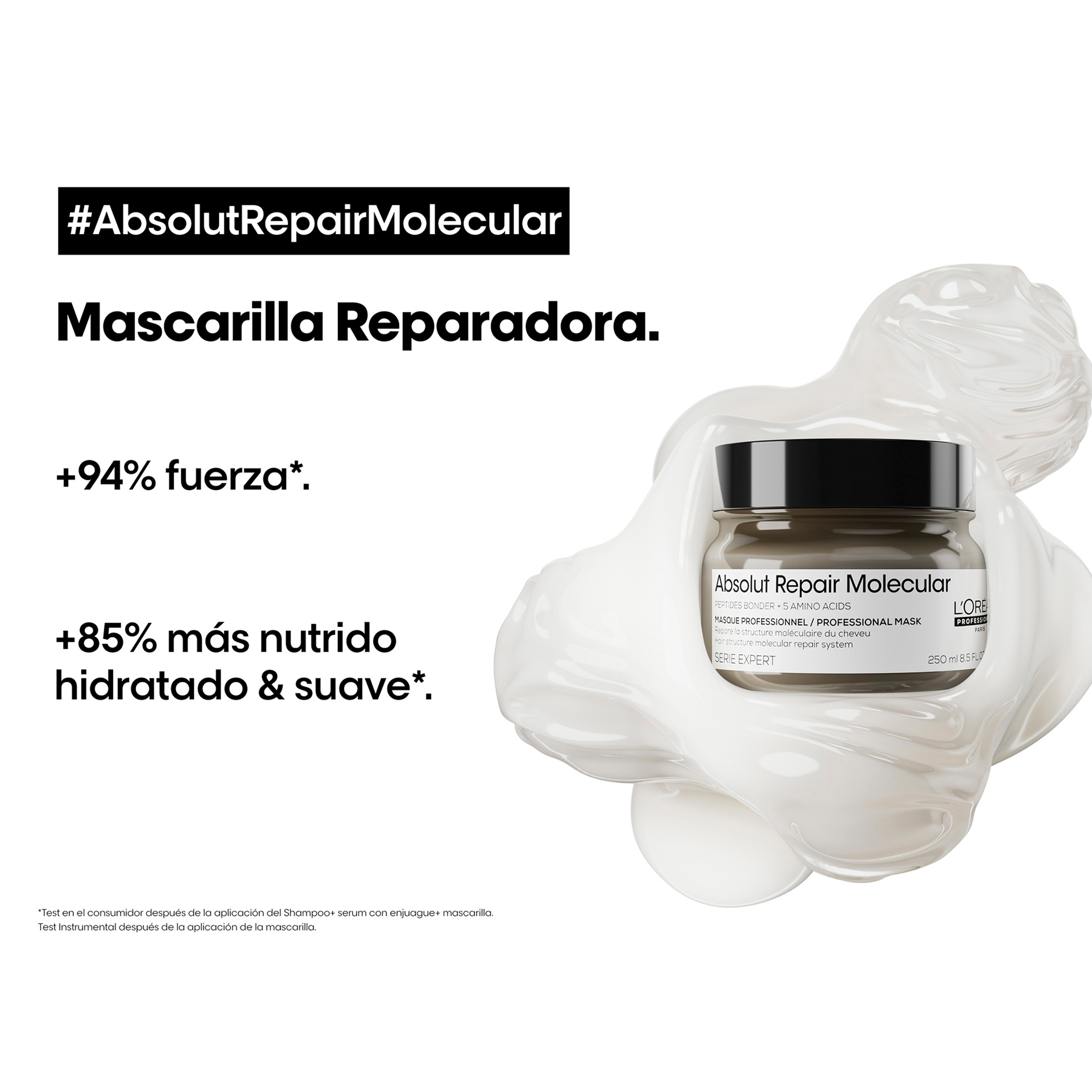 L'Oréal Professionnel Serie Expert Absolut Repair Molecular Mascarilla 250 ml