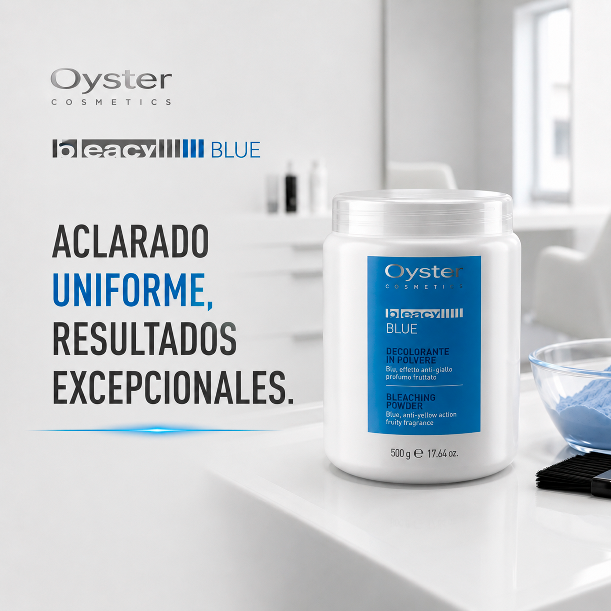 Oyster Cosmetics Bleacy Blue Polvo Decolorante 500 gr
