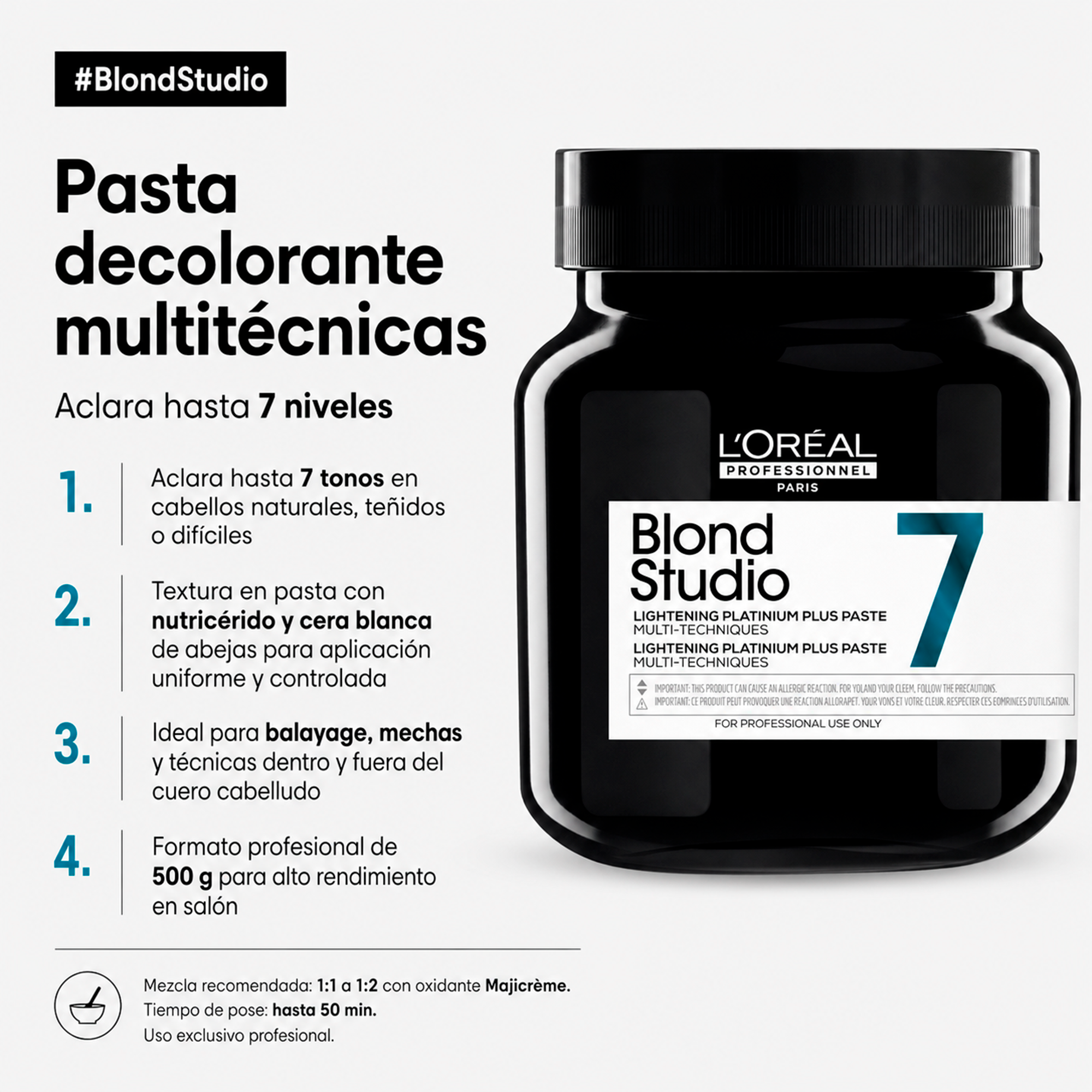 L'Oréal Professionnel Blond Studio Pasta 7 500 gr