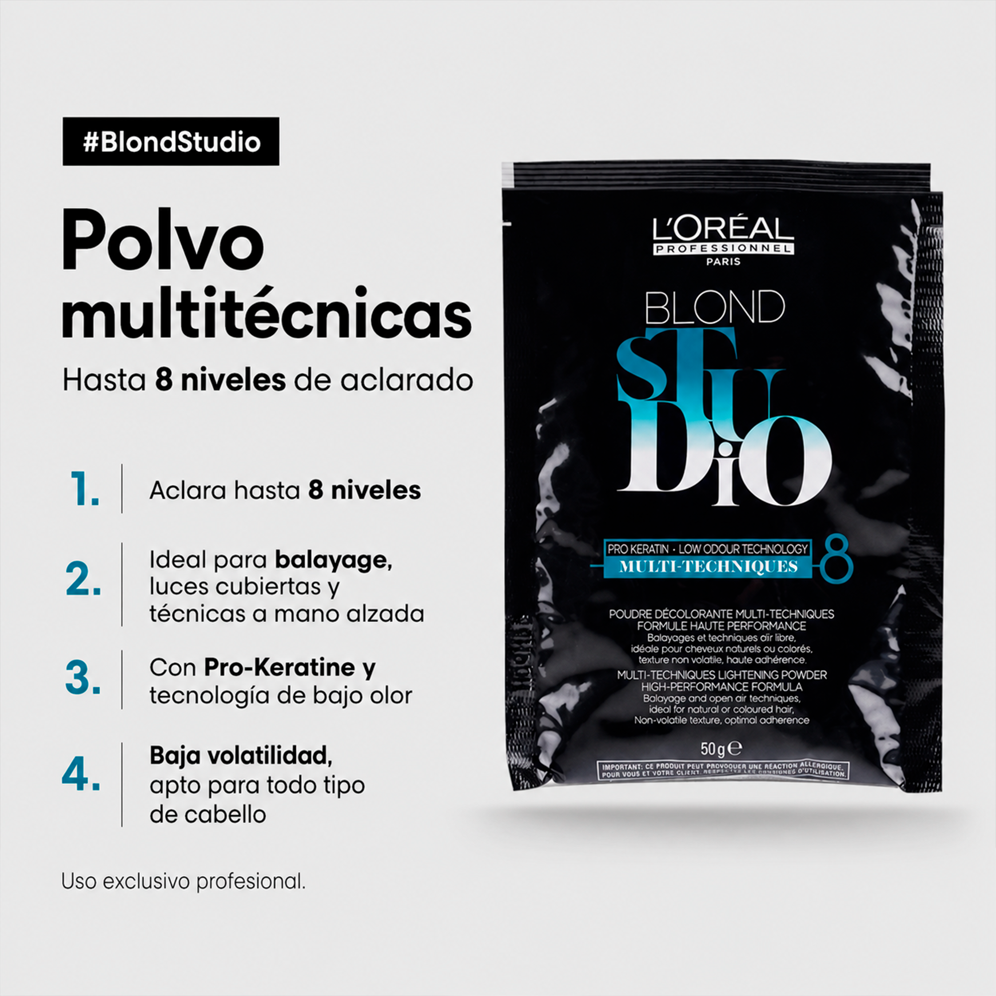 L'Oréal Professionnel Blond Studio Bonder Inside 8 50 gr