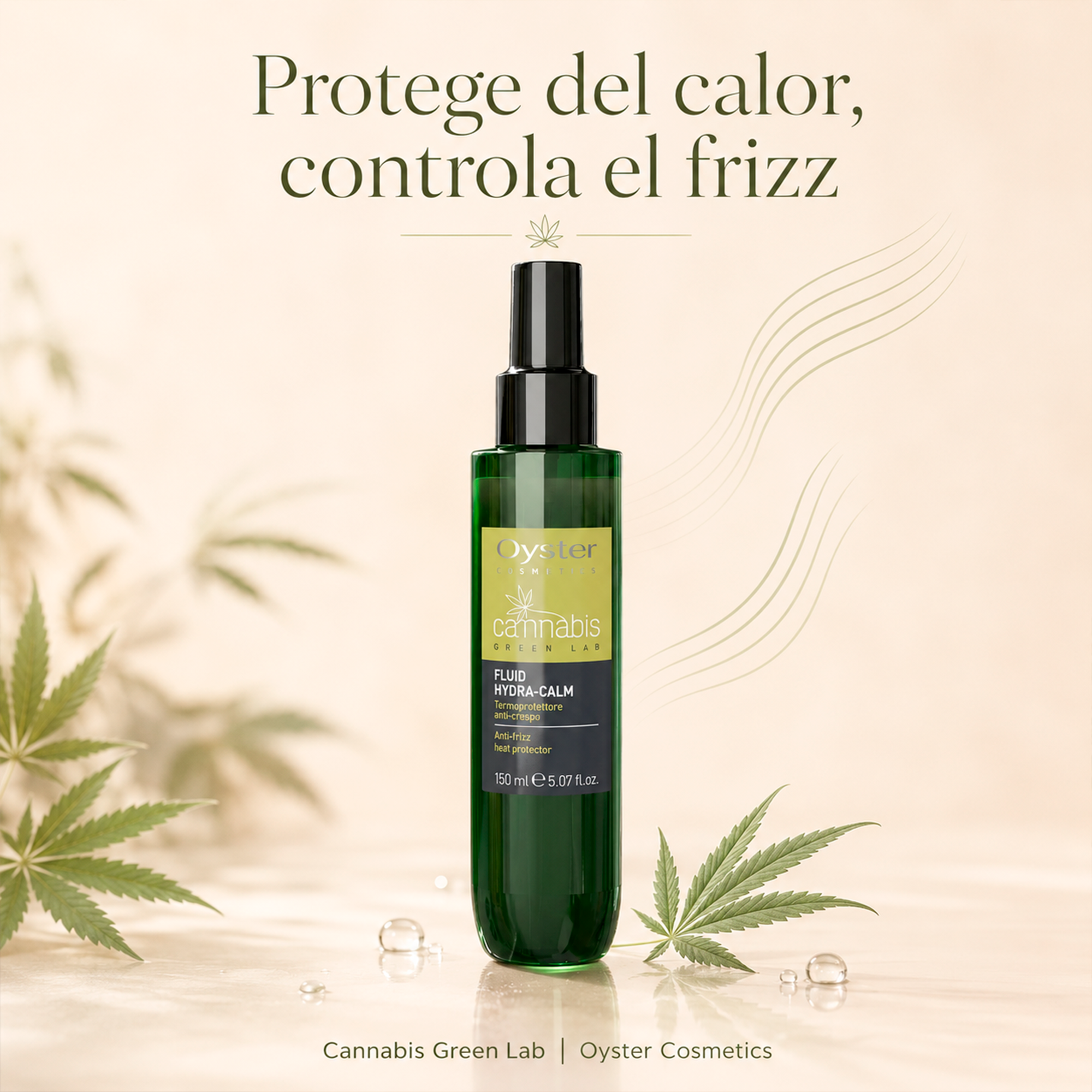 Oyster Cosmetics Green Lab Fluid Hydra Calm Termoprotector 150 ml